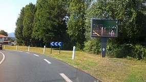 Films Promo sur écran entrée de ville